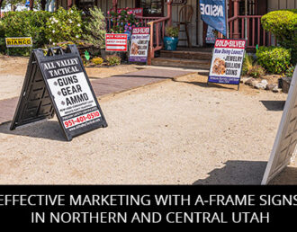 Effective Marketing with A-Frame Signs in Northern and Central Utah
