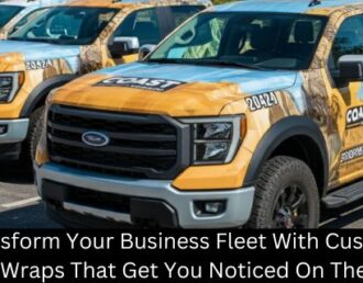 Transform Your Business Fleet With Custom Truck Wraps That Get You Noticed On The Road